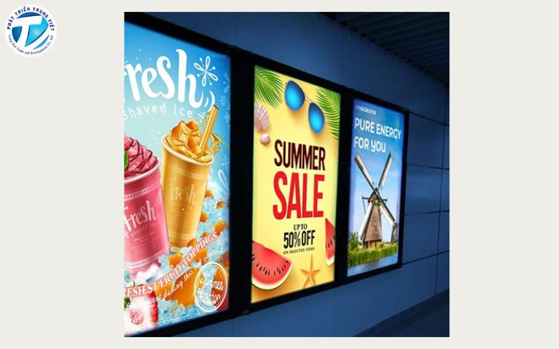 Backlit Film ứng dụng trong hộp đèn quảng cáo rạp phim